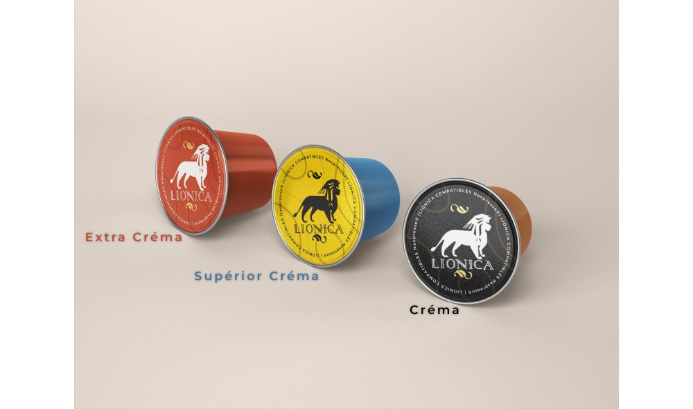 Boutique Lion - Lionica Compatibles Nespresso® 100 Capsules Créma